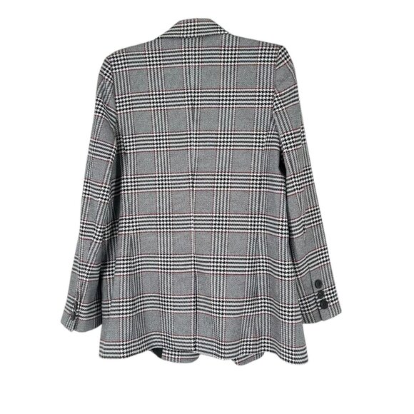 Anine Bing Madeleine Plaid Blazer Jacket Medium - Picture 3 of 9
